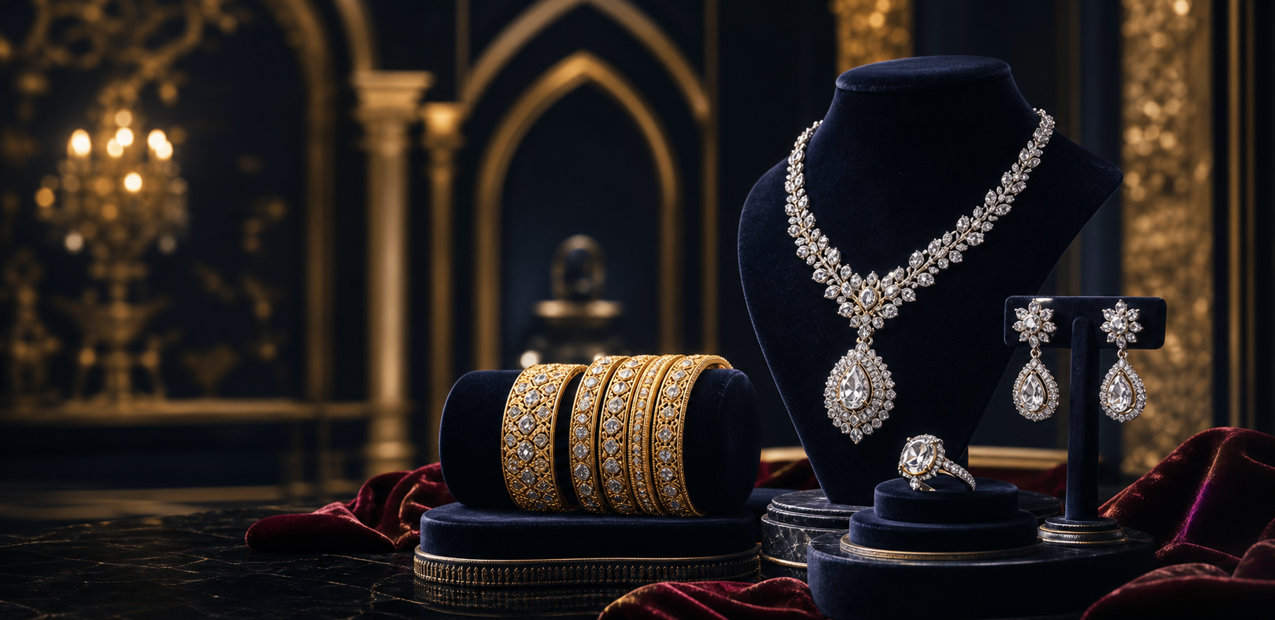 Silver Gold Diamond Jewellery
